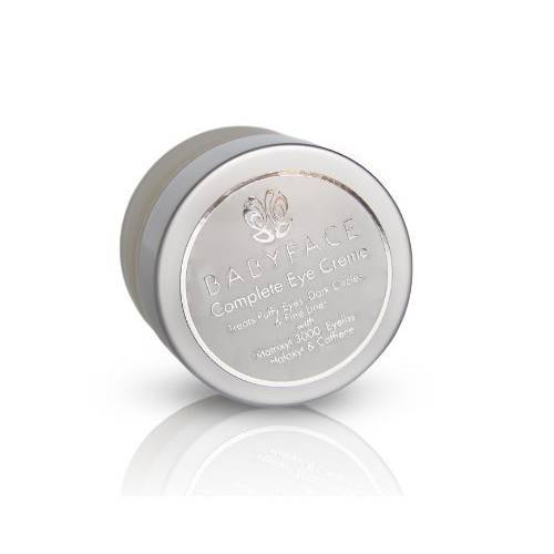 Babyface Complete Eye Cream for Dark Circles, Wrinkles, Bags & Puffy Eye Reduction Brightens & Smooths Under Eyes with Caffeine, Haloxyl, Eyeliss, & Matrixyl 3000 (15 ml)