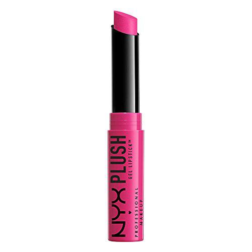 NYX Professional Makeup Plush Gel Lipstick, Azalea, 0.05 Ounce