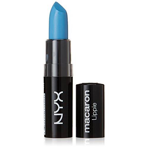 NYX Nyx macaron pastel lippies lipstick - earl grey : mals08powder blue 0.16 oz.