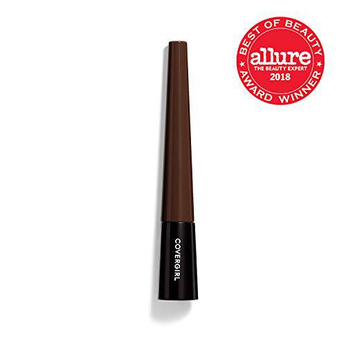 COVERGIRL Easy Breezy Brow Fill Plus Shape Plus Define Powder Eyebrow Makeup, Rich Brown, 0.024 Ounce (packaging may vary)