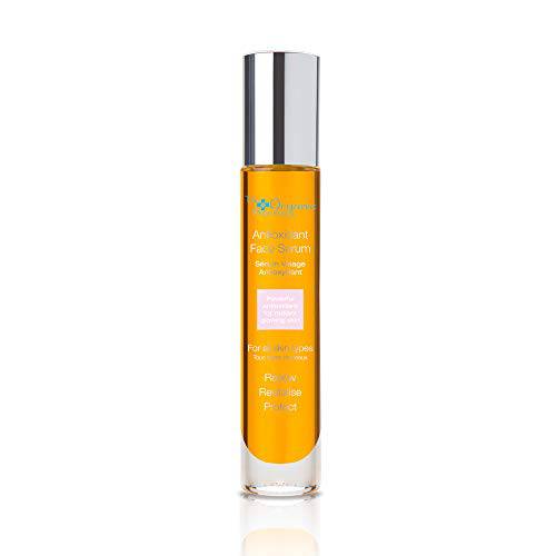 The Organic Pharmacy Antioxidant Face Firming Serum for All Skin Types, Antioxidants Reducing Puffiness, Fine Lines and Wrinkles, Brightens Acne Scars, 1.18 Ounce