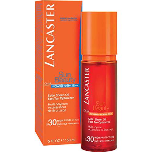 Lancaster Sun Beauty Satin Sheen Oil Fast Tan Optimizer SPF 30, Suncare & Bronzers Body, 5 Fl Oz