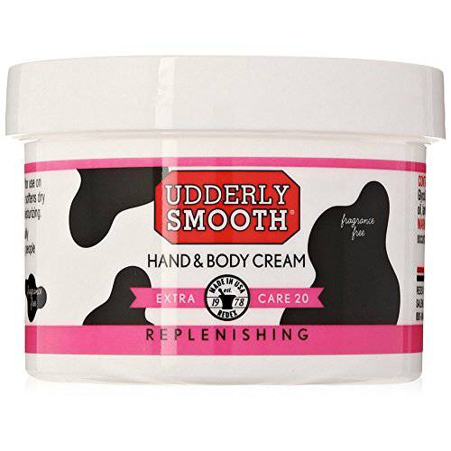 Udderly Smooth Extra Care Cream with 20% Urea, Replenishing, 8 oz (Pack of 2)