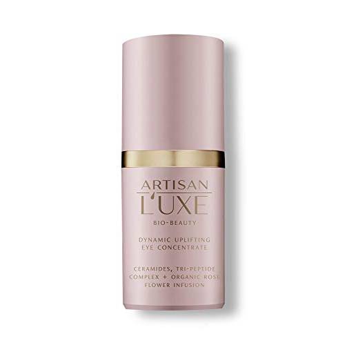 Artisan L’uxe Dynamic Eye Cream | Reduce Dark Circles, Soothe Puffiness | Eye Cream For Fine Lines with Organic Citric Acid, Vitamin C, Collagen Peptides, Hyaluronic Acid | 0.5 Oz.