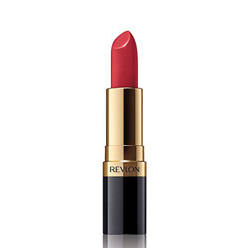 Revlon Super Lustrous Lipstick with Vitamin E and Avocado Oil, Cream Lipstick in Red, 740 Certainly Red, 0.15 oz