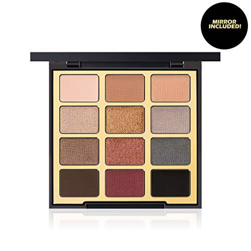 Milani Bold Obsessions Eyeshadow Palette (0.48 Ounce) 12 Cruelty-Free Jewel-Tone Matte & Metallic Eyeshadow Colors for Long-Lasting Wear