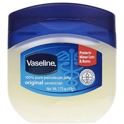 Vaseline 100% Pure Petroleum Jelly, 1.75 Oz / 49 Gr Jars (Pack of 3)