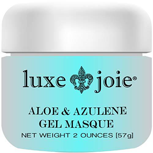 Aloe & Azulene Gel Masque Facial Hydrating Healing Mask Hyaluronic Acid Lavender Green Tea Men Womens