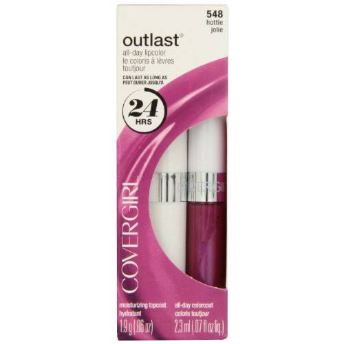 COVERGIRL Outlast All Day Two-Step Lipcolor Hottie 548, 0.13 Oz