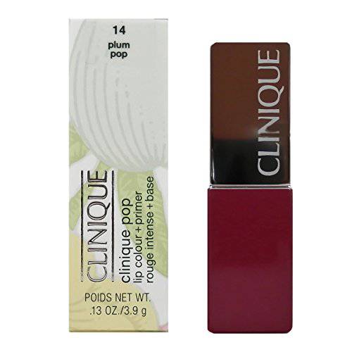 Clinique Pop Lip Colour + Primer, No. 14 Plum Pop, 0.13 Ounce