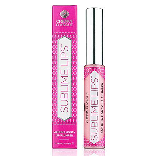 Sublime Lips Lip Plumper Gloss Clear - Lip Plumping Treatment with Manuka Honey, Hyaluronic Acid & Peptides - Natural Clinically Proven Ingredients Plump & Hydrate for Fuller Looking Lips