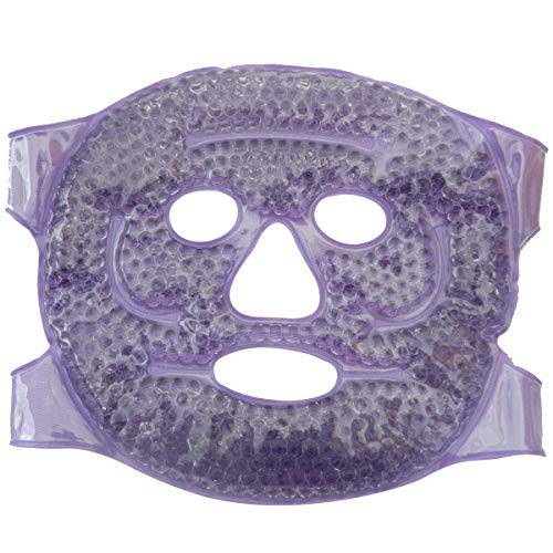 Gel Eye Mask, Cooling Eye Mask Get Rid of Puffy Eyes Migraine Relief, Sleeping Hot Cold Compress Pack Gel Beads for Sinus Pressure Face Puffiness (Pink 2)