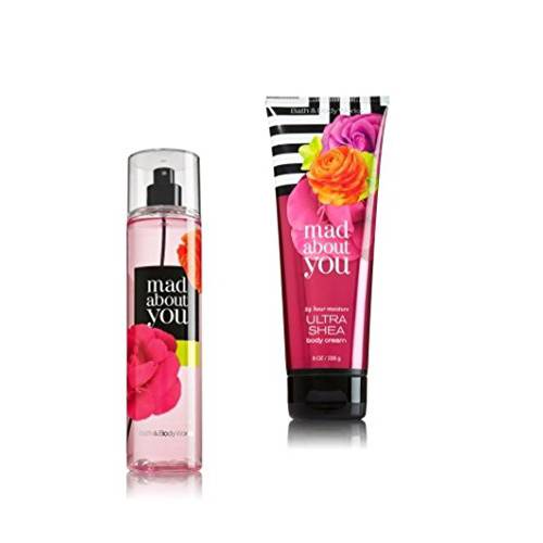 Bath & Body Works - Signature Collection â€“mad about you - Gift Set- Fine Fragrance Mist & Ultra Shea Body Cream