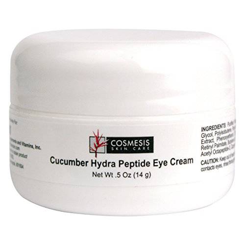 Cosmesis Life Extension Cucumber Hydra Peptide Eye Cream, 0.5 Ounce