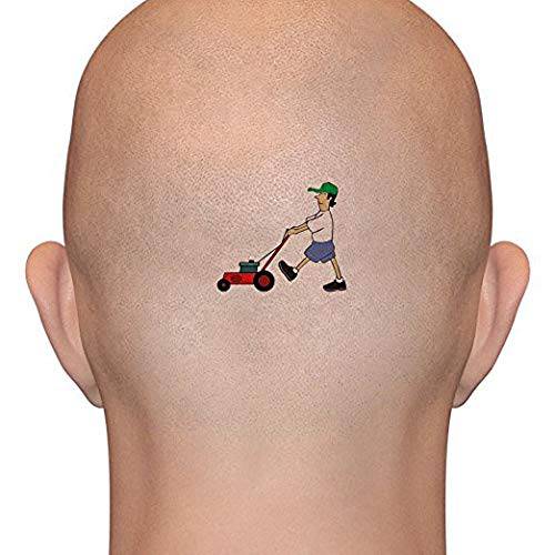 Lawnmower Man Temporary Tattoos (3-Pack) | Skin Safe | MADE IN THE USA| Removable