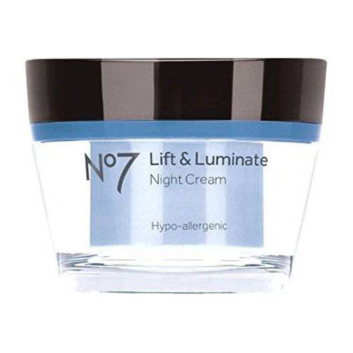 No 7 Lift and Luminate Night Cream 50ml Tub by No7