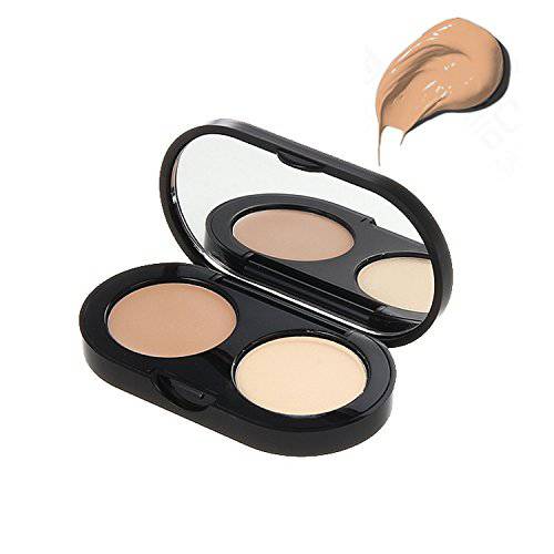 Bobbi Brown New Creamy Concealer Kit, Warm Natural + Pale Yellow Sheer Finish Pressed Powder, 0.11 Ounce