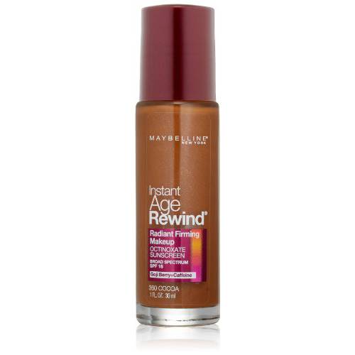 Maybelline New York Instant Age Rewind Radiant Firming Makeup, Cocoa 360, 1 Fluid Ounce