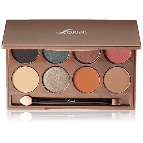 Sorme’ Treatment Cosmetics Accented Eyeshadow Palette, Classic Hue, 0.64 oz.