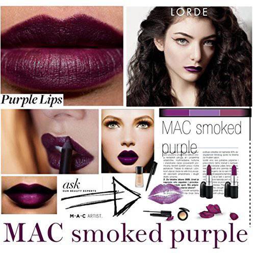 MAC Matte Lipstick - Smoked Purple Lipstick Women 0.1 oz