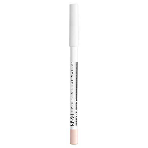 NYX PROFESSIONAL MAKEUP Faux Whites Eye Brightener, Eyeliner Pencil - Linen (Pastel Peach)