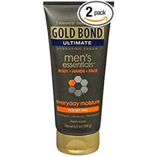 Gold Bond Ultimate Men’s Essentials Hydrating Cream - 6.5 oz, Pack of 2