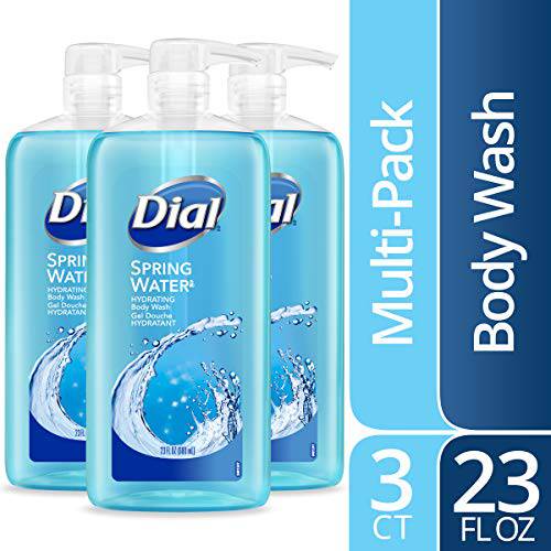 Dial Body Wash, Refresh & Renew Spring Water, 23 fl oz (Pack of 3)
