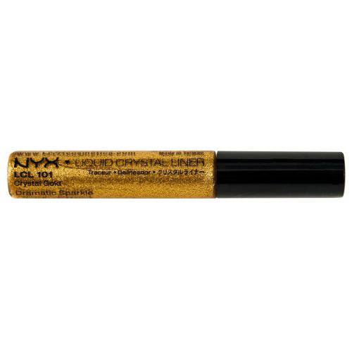 NYX Professional Makeup Liquid Crystal Liner, Crystal Gold, 0.384 Ounce