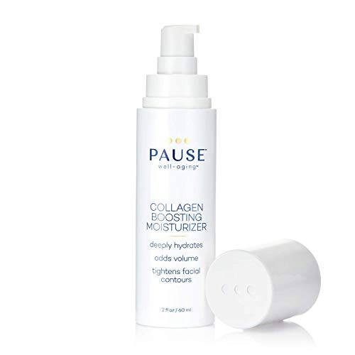 Pause Well Aging Collagen Boosting Moisturizer | Peptide Rich Formula | Hydrating Skin Care Wrinkle Cream | Face Moisturizer | Made with Hyaluronic Acid, Vitamin B3 & Vitamin C | 2 fl oz/60 mL