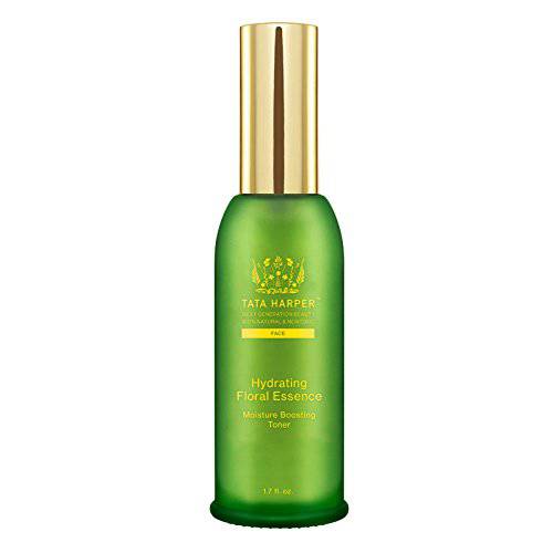 Tata Harper Hydrating Floral Essence, Hyaluronic Acid Face Mist, Hydrating, 100% Natural, Made Fresh in Vermont, 50ml