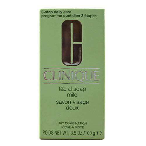 Clinique Facial Soap Mild Dry Combination, 3.5 Ounce