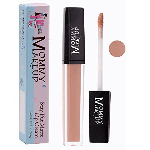 Stay Put Matte Lip Cream | Kiss-Proof/Mask-Proof Matte Lipstick - a rosy nude [Ginger]
