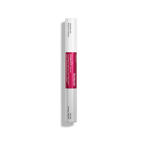 StriVectin Anti-Wrinkle Double Fix for Lips Plump & Smooth Vertical Lines, Hydrating Two-in-One Treatment, 0.16 Fl O