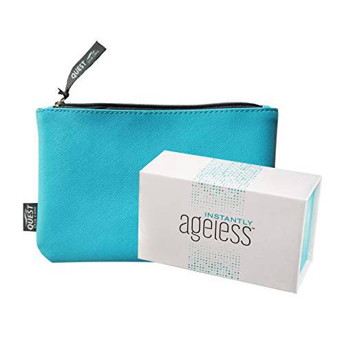 Instantly Ageless Facelift in A Box - 1 Box of 25 Vials w/FREE Quest Skincare Makeup Bag