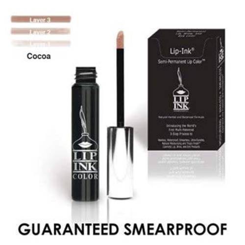 Lip Ink Liquid Trial Lip Kit - Cocoa (Brown) | Natural & Organic Makeup for Women International | 100% Organic, Kosher, & Vegan