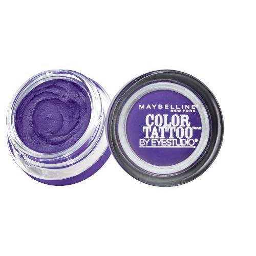 Maybelline New York Eyestudio ColorTattoo Metal 24HR Cream Gel Eyeshadow, Painted Purple, 0.14 Ounce (1 Count)