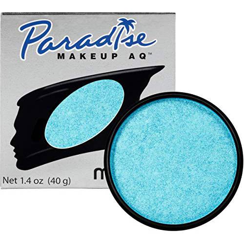 Mehron Makeup Paradise Makeup AQ Face & Body Paint (1.4 oz) (Metallic Blue)