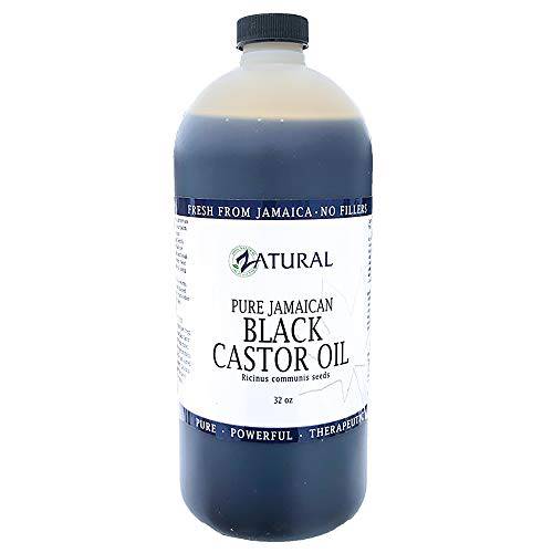 Zatural Black Castor Oil_100% Pure Tropic Jamaican Black Castor Oil (32 Ounce)