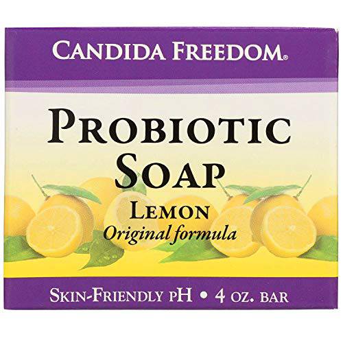 Massey’s CF 100% Natural Probiotic Soap - Lemon Body Soap - 4oz Lemon Scent