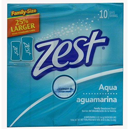 Zest Aqua Soap 5 oz, 10 count