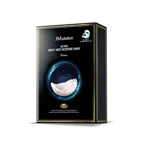 JMsolution Active Birds’ Nest Moisture Mask - Korean Skincare Facial Mask - 10 sheets for all skin type