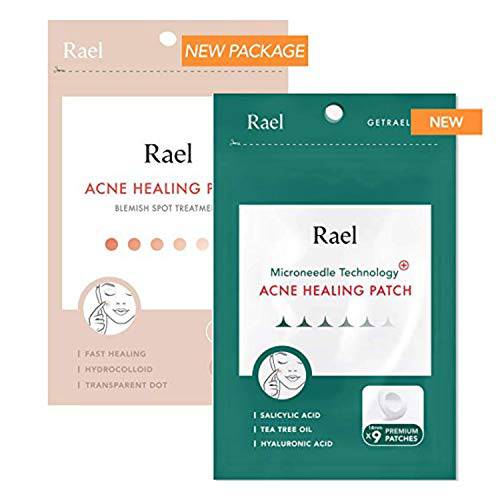 Rael Miracle Spot Cover Bundle - Invisible Spot Dot & Microcrystal Patches, Hydrocolloid, Blemish Spot, Skin Care, Facial Stickers (33 Count)