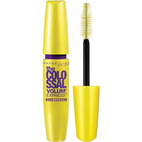 Maybelline New York The Colossal Volum’ Express Waterproof Mascara, Glam Black [240] 0.27 oz (Pack of 6)
