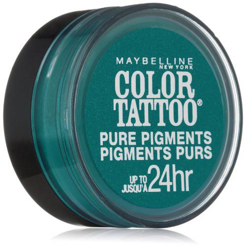 Maybelline New York Eye Studio Color Tattoo Pure Pigments, Never Fade Jade, 0.05 Ounce