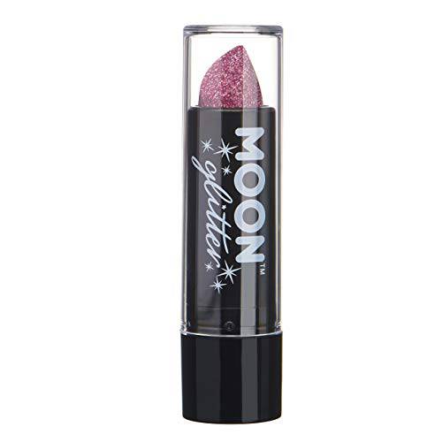 Holographic Glitter Lipstick by Moon Glitter - 0.17oz - Pink