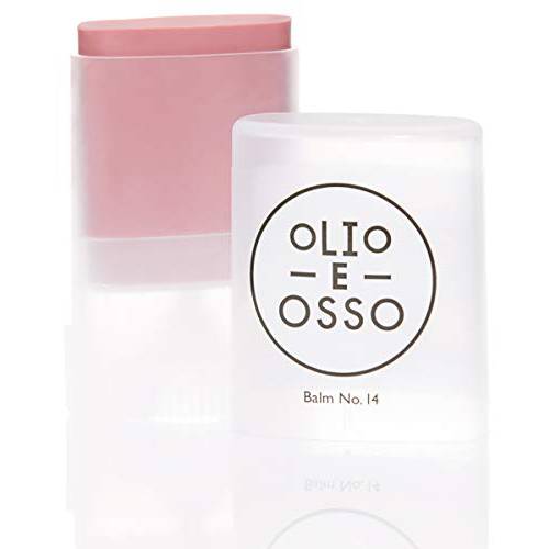 Olio E Osso - Natural Lip + Cheek Balm | Natural, Non-Toxic, Clean Beauty (No. 14 Dusty Rose)