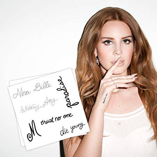Lana Del Rey Temporary Tattoos | Skin Safe | MADE IN THE USA | Removable