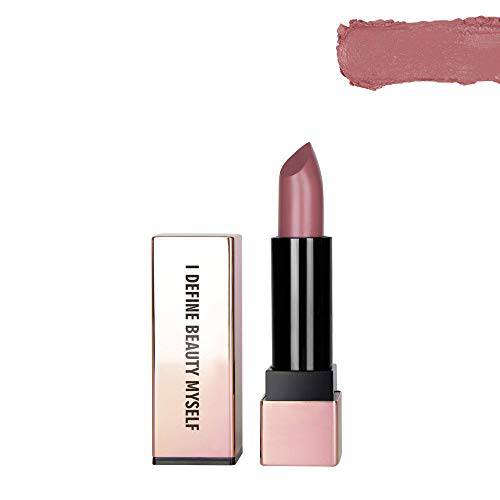 RealHer Moisturizing Lipstick - I Define Beauty Myself - Mauve - All-Day Hydration - High Pigment, Creamy, Smooth Application