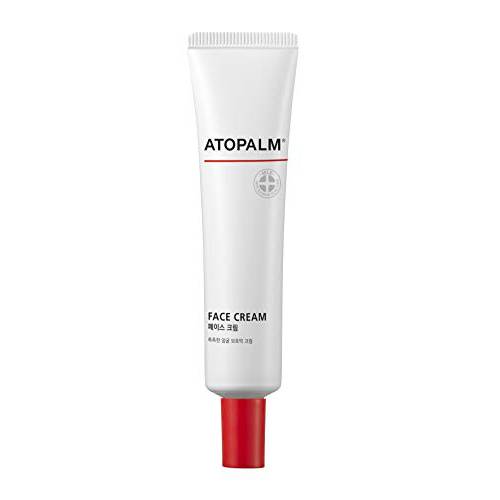 ATOPALM Face Cream, Daily Hydrating Face Moisturizer, Low pH Hypoallergenic Moisturizing Skin Barrier Cream with Vitamin E, Vitamin B5, EWG Green Grade, MLE, 1.1 Fl. Oz., 35ml