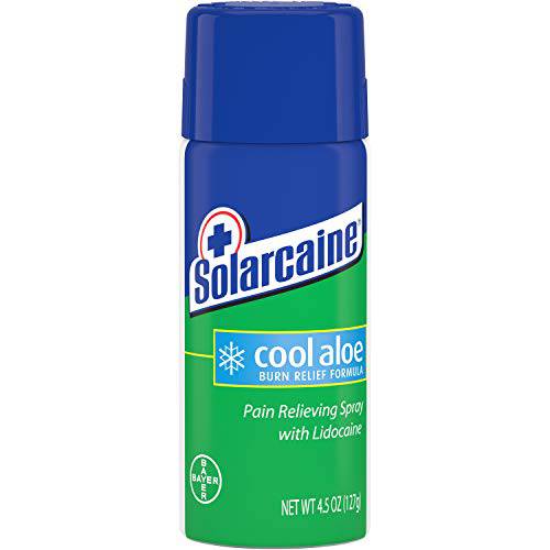 Solarcaine Cool Aloe Sunburn Relief Spray, 4.5 Ounces Each (Value Pack of 2)